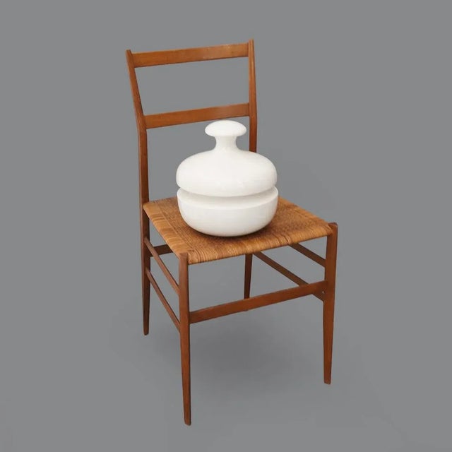 White Ceramic Vase with Lid by Enzo Bioli for Il Picchio, 1970s For Sale - Image 12 of 14