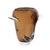 Brown Smokey Umber Flared Edged Glass Vase- Tall For Sale - Image 8 of 11