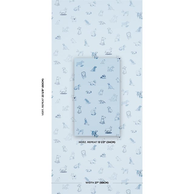 Part of the New Yorker Collection, Good Dogs Everywhere is a delightful wallpaper featuring beloved canines that have...