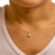 Haus of Brilliance 14K Yellow Gold 3/8 Cttw 3 Prong Martini Set Round Diamond Solitaire Pendant Necklace (G-H Color, SI2-I1 Clarity) - 18" Inches For Sale - Image 4 of 5
