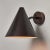 Örsjö Hans-Agne Jakobsson 'Tratten' Dark Brown Patinated Outdoor Sconces - a Pair For Sale - Image 4 of 12