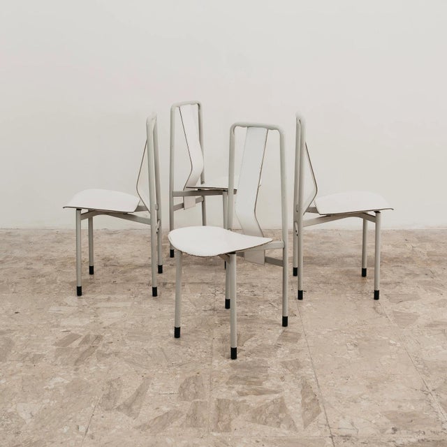 1980s Irma Chairs attributed to Achille Castiglioni for Zanotta, 1980s, Set of 4 For Sale - Image 5 of 10