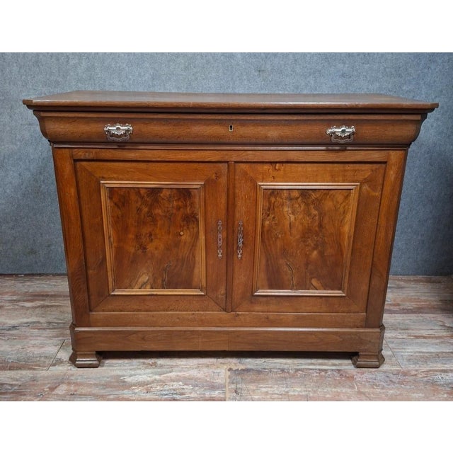 19th Century Louis-Philippe Sideboard in Walnut For Sale - Image 11 of 11