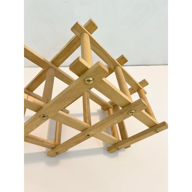 Vintage Collapsible Wine Bottle Holder For Sale In New York - Image 6 of 10