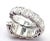 2010s Bulgari Serpenti Viper White Gold Diamond Band Ring, Size 6.5 For Sale - Image 5 of 10