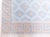Bold yet soft, this vintage Indian Dhurrie rug presents a striking interplay of geometric design and light tones....
