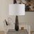 Mid-Century Modern Dames Dark Marble Table Lamp For Sale - Image 3 of 6