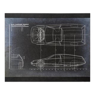 Dual Purpose Vehicle Design Concept - Stat Photograph on Cardstock by Edward T. Liljenwall For Sale