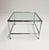 Mid-Century Modern Square Glass Coffee Table, 1990s For Sale - Image 3 of 14