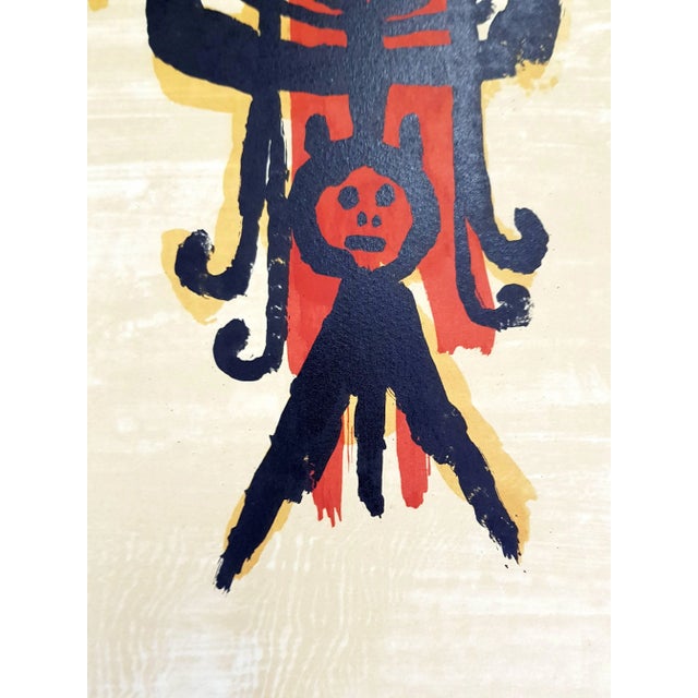 Wifredo Lam - Original Handsigned Lithograph -El ultimo viaje del buque fantasma 1976 For Sale - Image 4 of 7