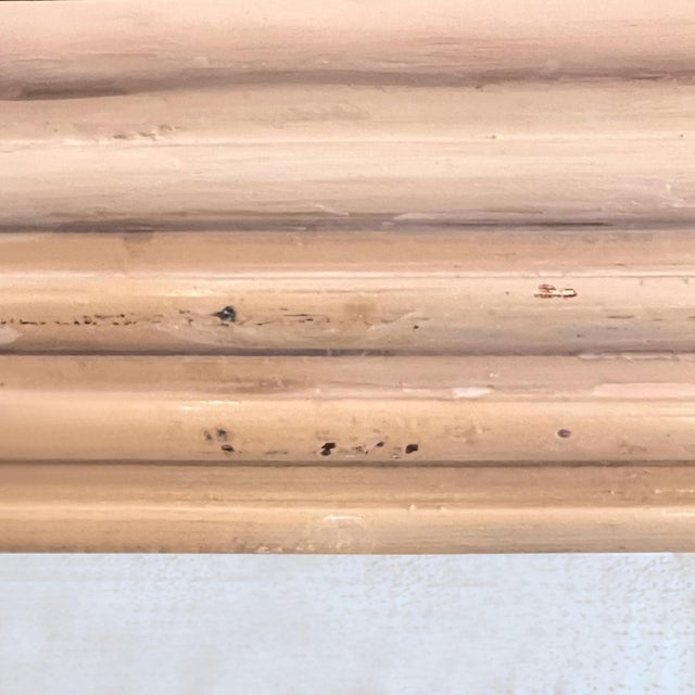 Early 19th Century French Wall Mirror with Reeded Frame & Mercury Glass For Sale - Image 3 of 5