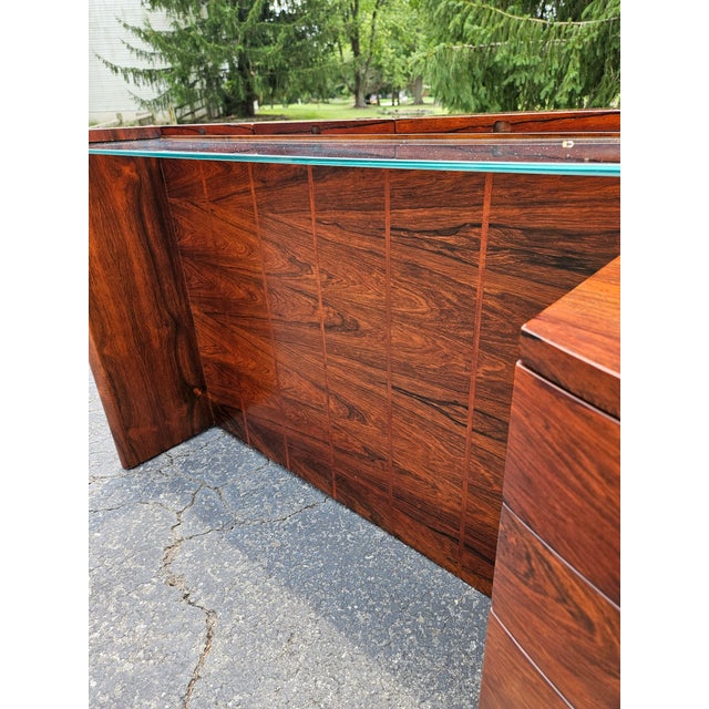 Mid-Century Modern Gilbert Rohde for Herman Miller No. 3770 Rosewood Vanity, C. 1940 For Sale - Image 3 of 7
