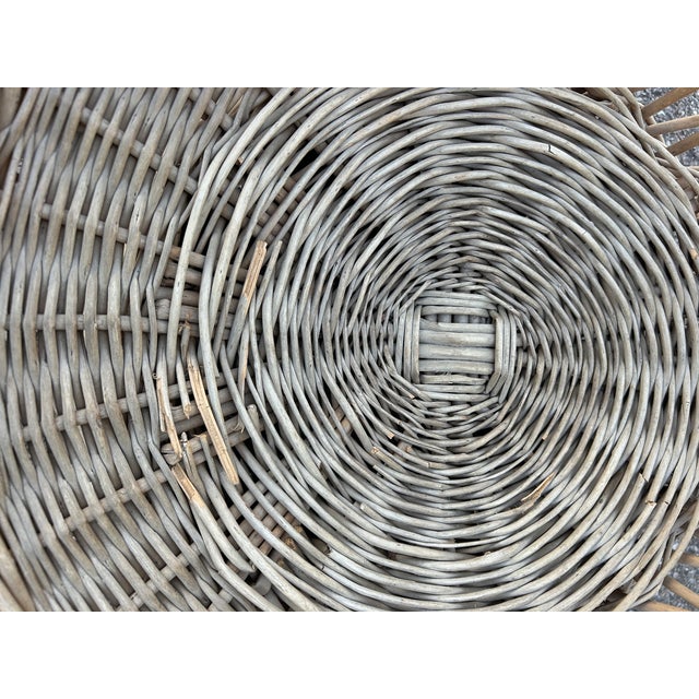 Wicker Living Room Set, 1970s, Set of 4 For Sale - Image 15 of 17