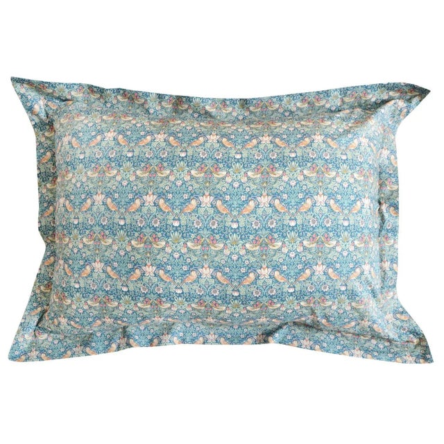 Not Yet Made - Made To Order Oxford Pillowcase Made With Liberty Fabric Strawberry Thief For Sale - Image 5 of 5