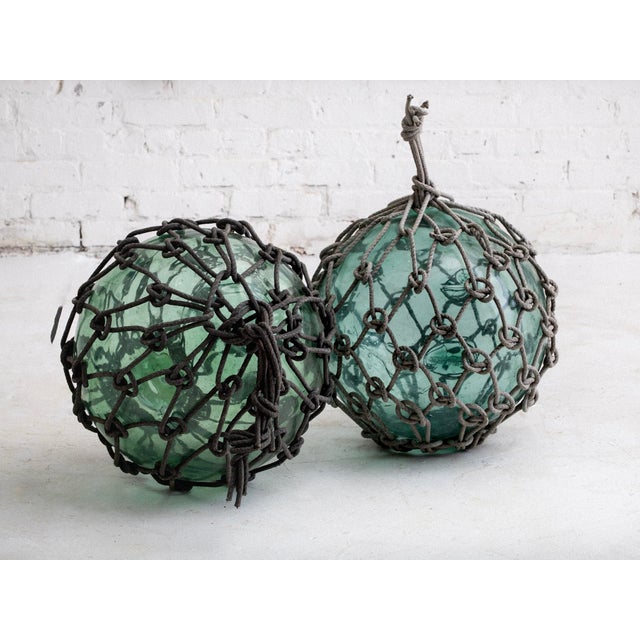 Early 20th Century Antique Japanese Hand Blown Fishing Float For Sale - Image 5 of 8