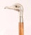 Antique Walking Stick Cane with Silver Duck Head, 1890s For Sale - Image 4 of 13