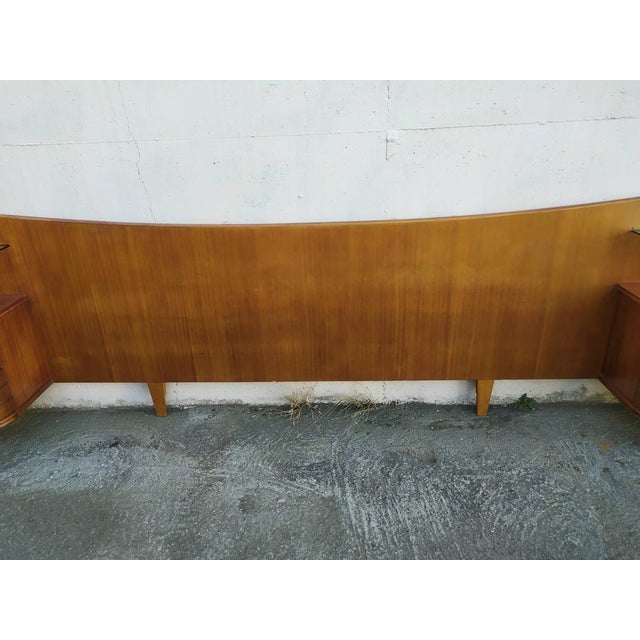 Vintage Wooden Headboard, 1960s For Sale - Image 9 of 18
