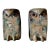 MCM Forged Iron Brutalist Owl Bookends Pair For Sale