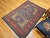 Persian Vintage Persian Tabriz Area Rug, Hand-Knotted Wool, Floral Pattern, Navy & Red, 4x6 For Sale - Image 3 of 15