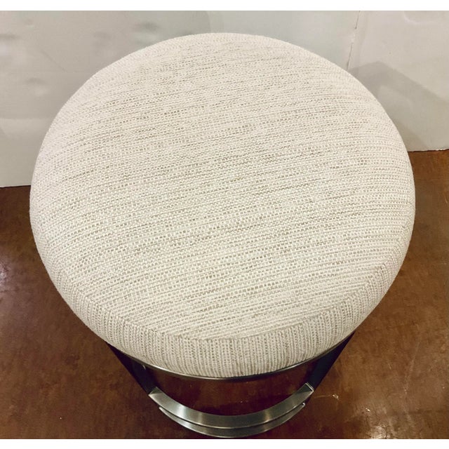 Modern Hooker Modern Satin Nickel Laurel Creek Counter Stools Set of 4 For Sale - Image 3 of 4