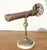 Exquisite Vintage Solid Brass & Onyx-Base Dual-Wheel Kaleidoscope For Sale - Image 10 of 14