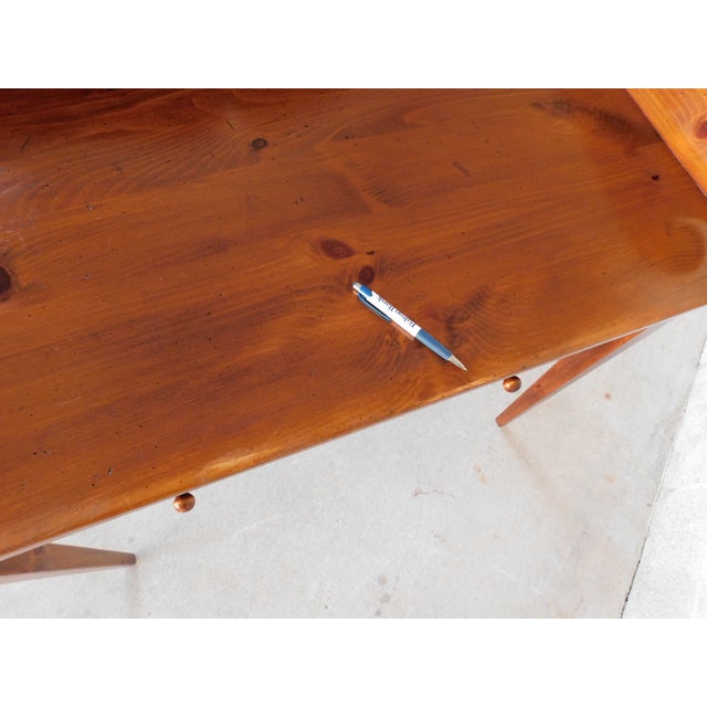 Ethan Allen Country Craftsman Writing Desk 19-9303 Finish 219 For Sale - Image 17 of 17