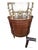 Mahogany Demilune Cabinet by Kindel For Sale