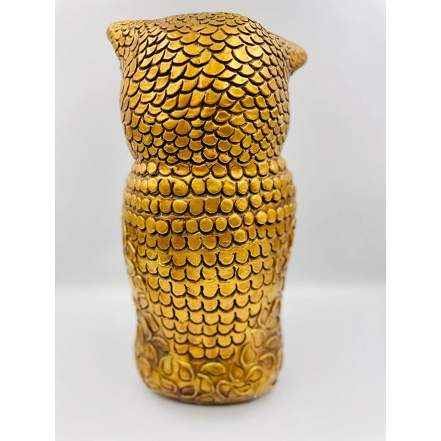 Figurative Progressive Art Owl Statue, Dated 1967 For Sale - Image 3 of 13