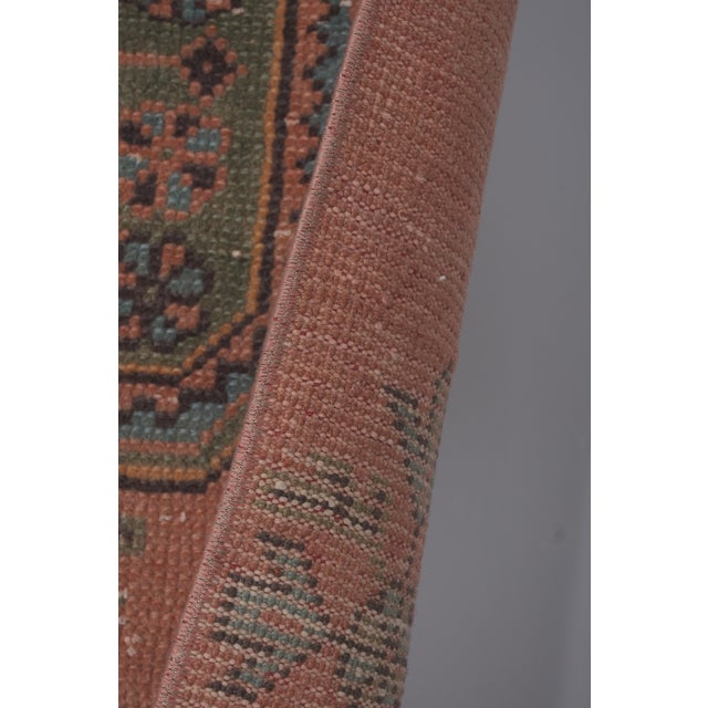 Turkish Oushak Extra Long and Wide Runner - Stair Tread 2'7'' X 21'4'' For Sale - Image 11 of 12