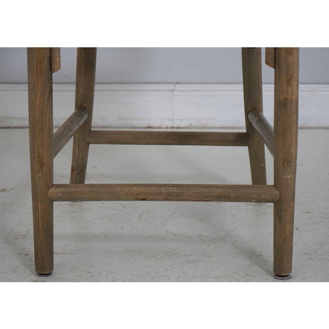 Set of 4 Bistro Walnut Counter Stools or Chairs For Sale - Image 9 of 18