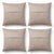 Anatolian Kilim Pillow Cover 19'' X 19'' - Set of Four For Sale - Image 4 of 4