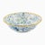 Salad Bowl Craquelé Edge Blue Marble For Sale - Image 4 of 4