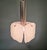 Silver Frosted Glass Pendant Light by J. T. Kalmar for Kalmar Franken KG, 1970 For Sale - Image 8 of 16