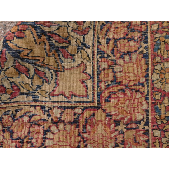 1900s Antique Persian Kerman Lavar Rug- 12′ × 17′10″ For Sale - Image 12 of 13