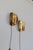 Mid-Century Modern Brass Wall Sconces, Sweden, 1960s, Set of 2 For Sale - Image 4 of 17