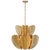 Kate Spade New York for Visual Comfort Signature Danes Two-Tier Chandelier in Gild For Sale