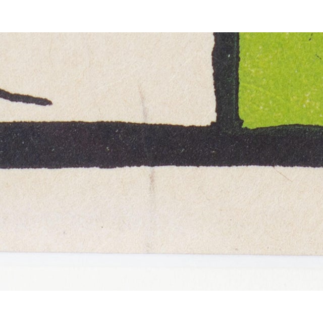 1920s 1922 “John Drew” Linocut Portrait by Al Freuh For Sale - Image 5 of 6