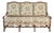20th Century French Mutton Leg Walnut Sofa For Sale