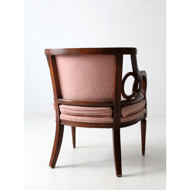 Wood Antique Classic Revival Armchair For Sale - Image 7 of 17