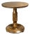 Low Mid-Century Modern Brutalist Turned Wood Side Table in the style of Charles Dudouyt, France, 1950s For Sale