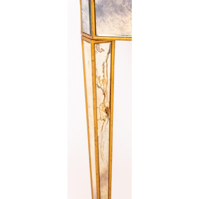 Hollywood Regency Mirrored ParcelGilded Console Chairish