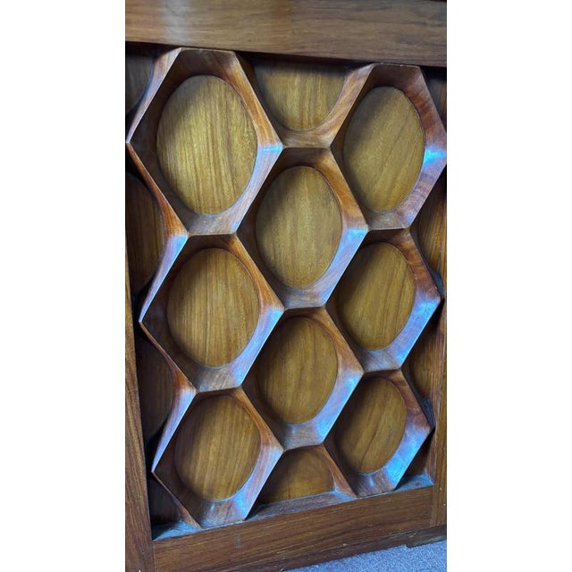 Mid-Century Modern Semi-Circular Desk, 1970s For Sale - Image 13 of 18