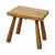 Brutalist Rustic Wood Milking Stool, 1950s For Sale - Image 4 of 18