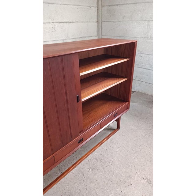 Wood Vintage High Board by Helge Sibast, 1960s For Sale - Image 7 of 16