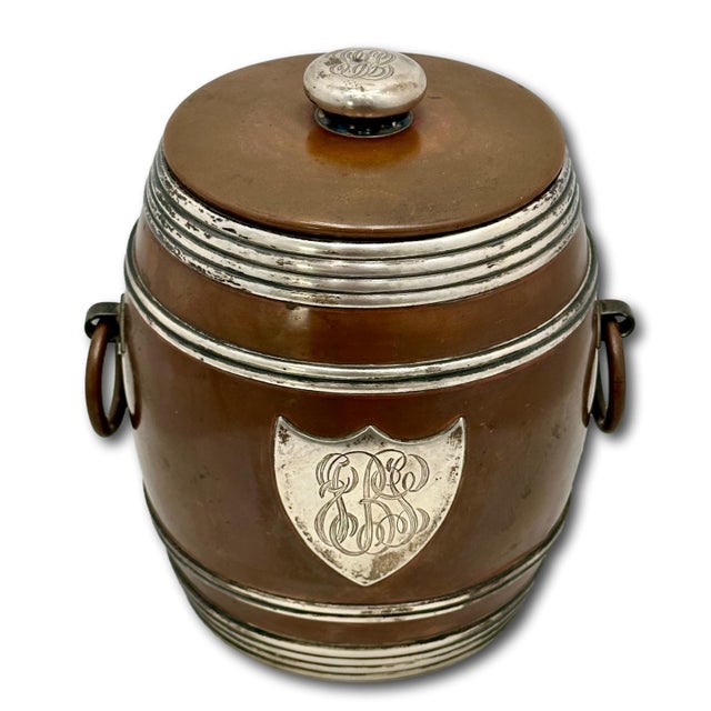 Late 19th Century Fine Quality Antique American Solid Bronze and Sterling Silver 3 Piece Tobacco Humidor Smoking Set Circa 1890s For Sale - Image 5 of 18
