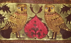 Civette Owls Silk Velvet Pillow Cover