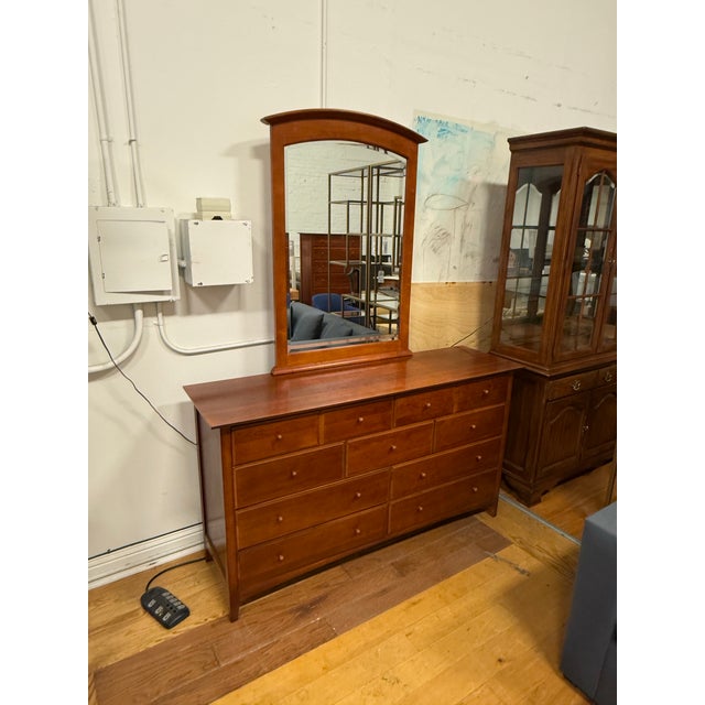 Circa 1999 Impressions by Thomasville Bridges Collection Dresser + Mirror For Sale - Image 9 of 12
