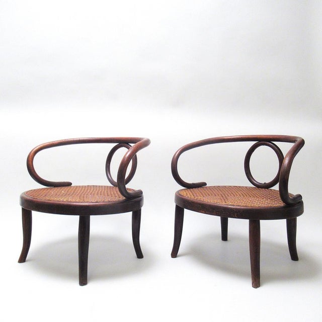 Set of Bentwood Childrens Chairs attributed to Michael Thonet for Gebrüder Thonet, 1890s For Sale - Image 9 of 9