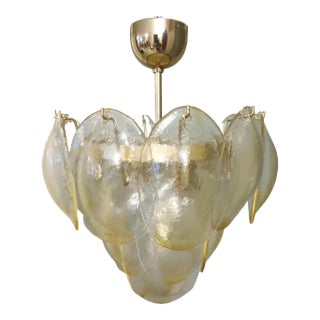 Late 20th Century Amber Shells Chandelier by La Murrina For Sale