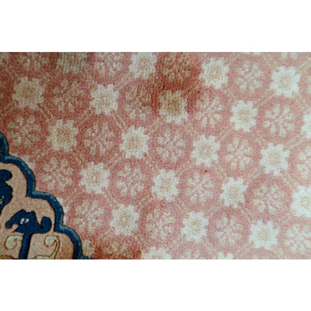 Art Deco 1930s, Antique Chinese Art Deco Rug 2 X 4' For Sale - Image 3 of 12